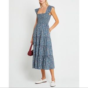 kourt Calypso Maxi Nap Dress in Lapis Blue - warn once